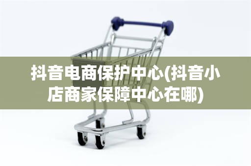 抖音电商保护中心(抖音小店商家保障中心在哪)