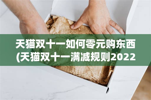 天猫双十一如何零元购东西(天猫双十一满减规则2022)