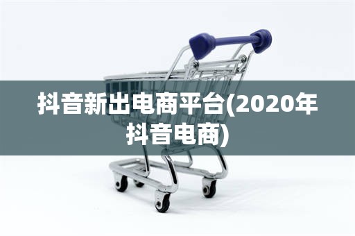 抖音新出电商平台(2020年抖音电商)