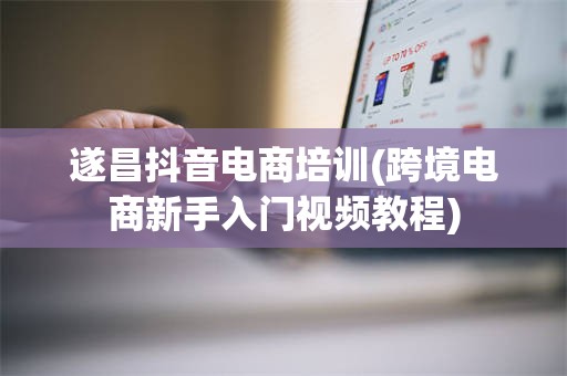 遂昌抖音电商培训(跨境电商新手入门视频教程)